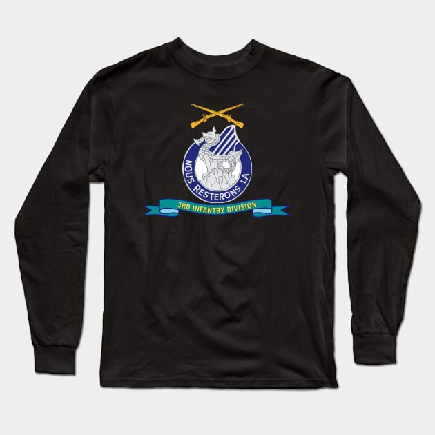 3rd Infantry Division - w Br - Ribbon Long Sleeve T-Shirt by twix123844